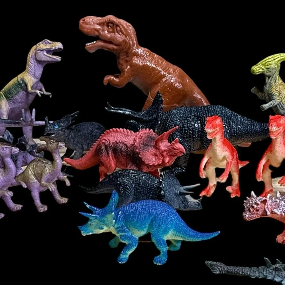 Dinosaur Toys Large Lot 25+ pcs Assorted Types Sizes - Picture 7 of 14
